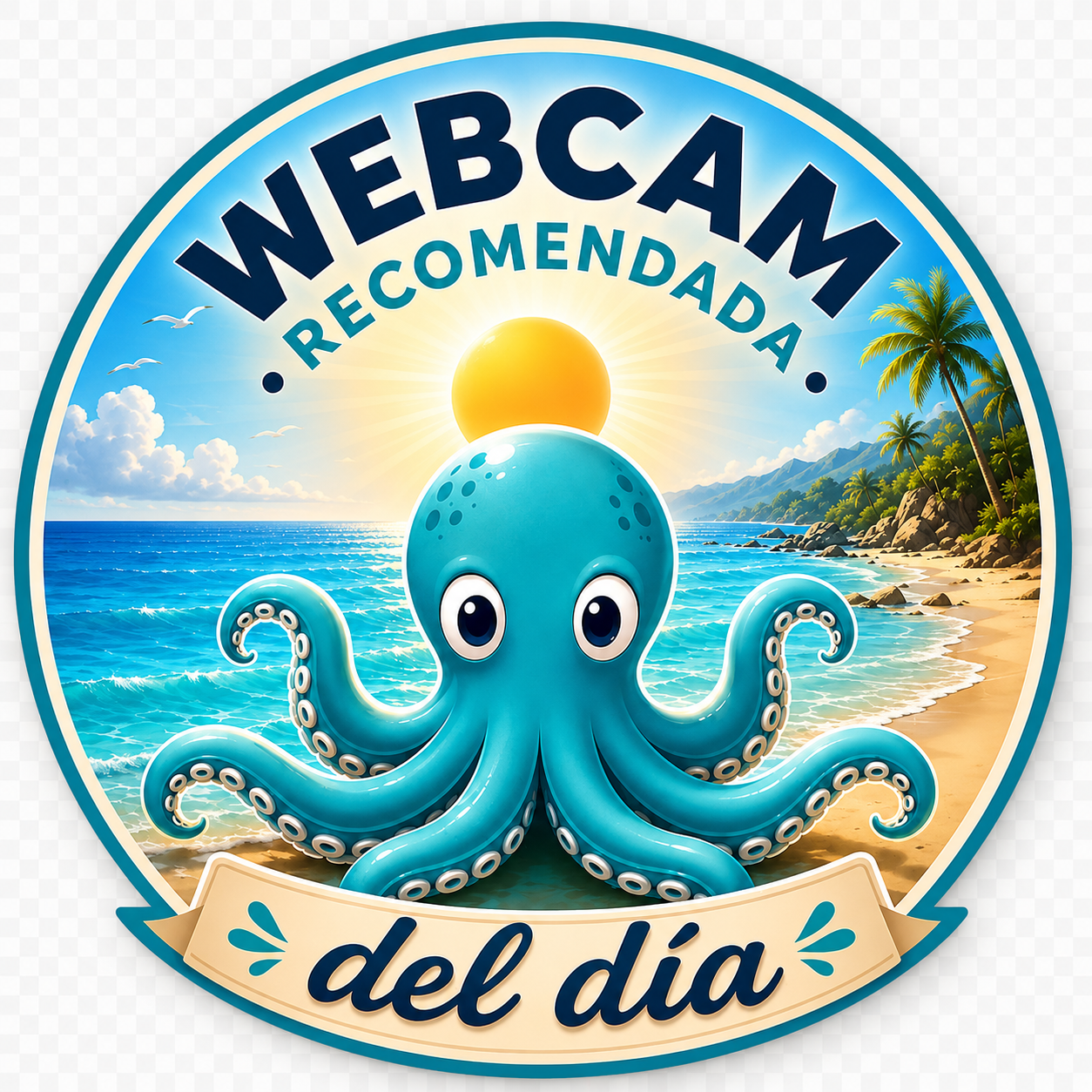 Canal Playa recommended webcam of the day badge